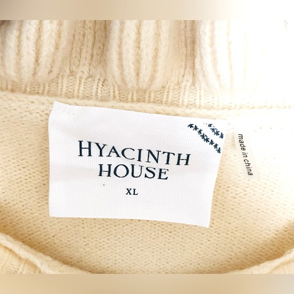 NWOT HYACINTH HOUSE Ruffle Ramona Sweater - Picture 3 of 10